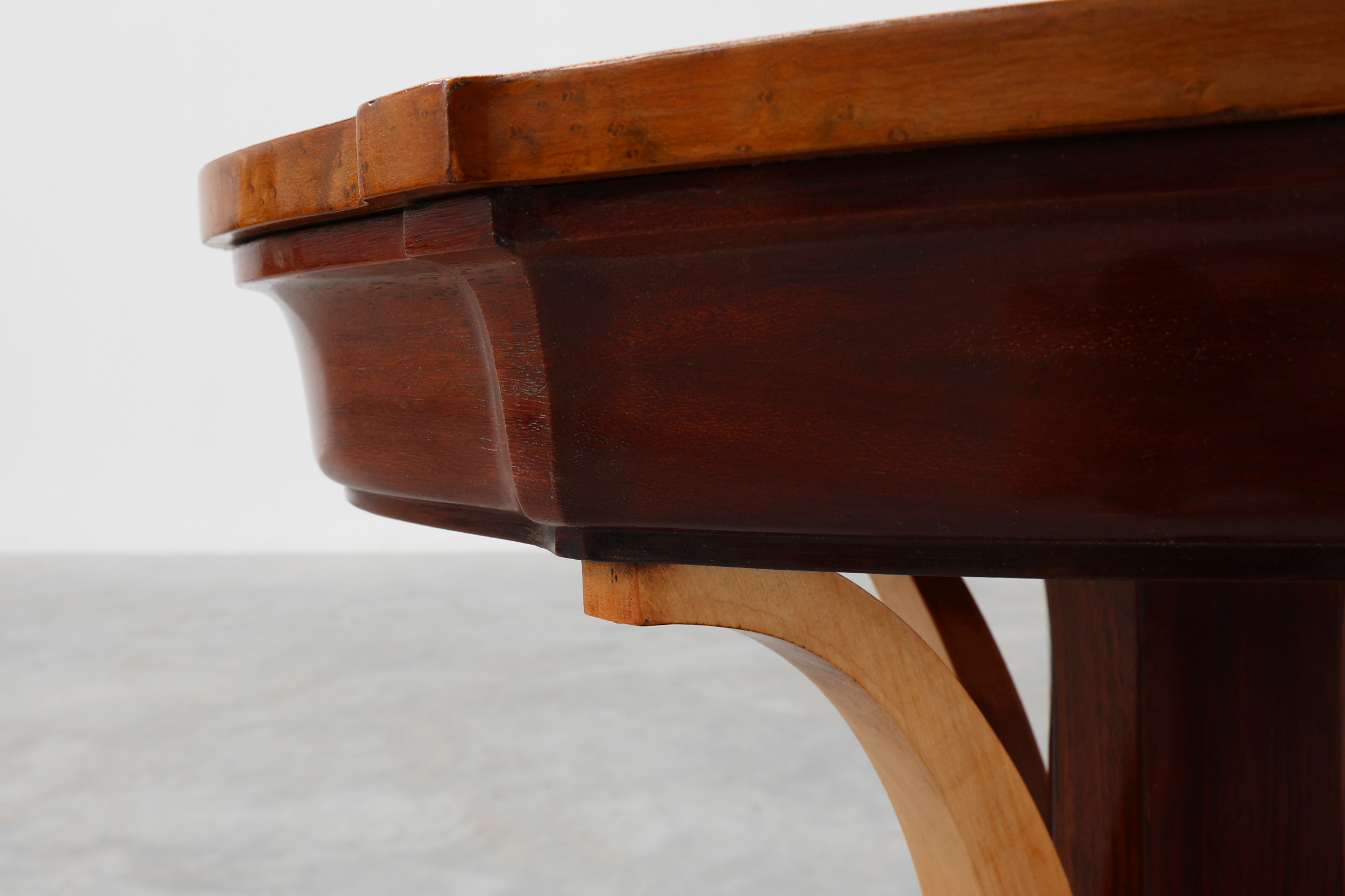 Art Deco side table in wood, France ca. 1930thumbnail